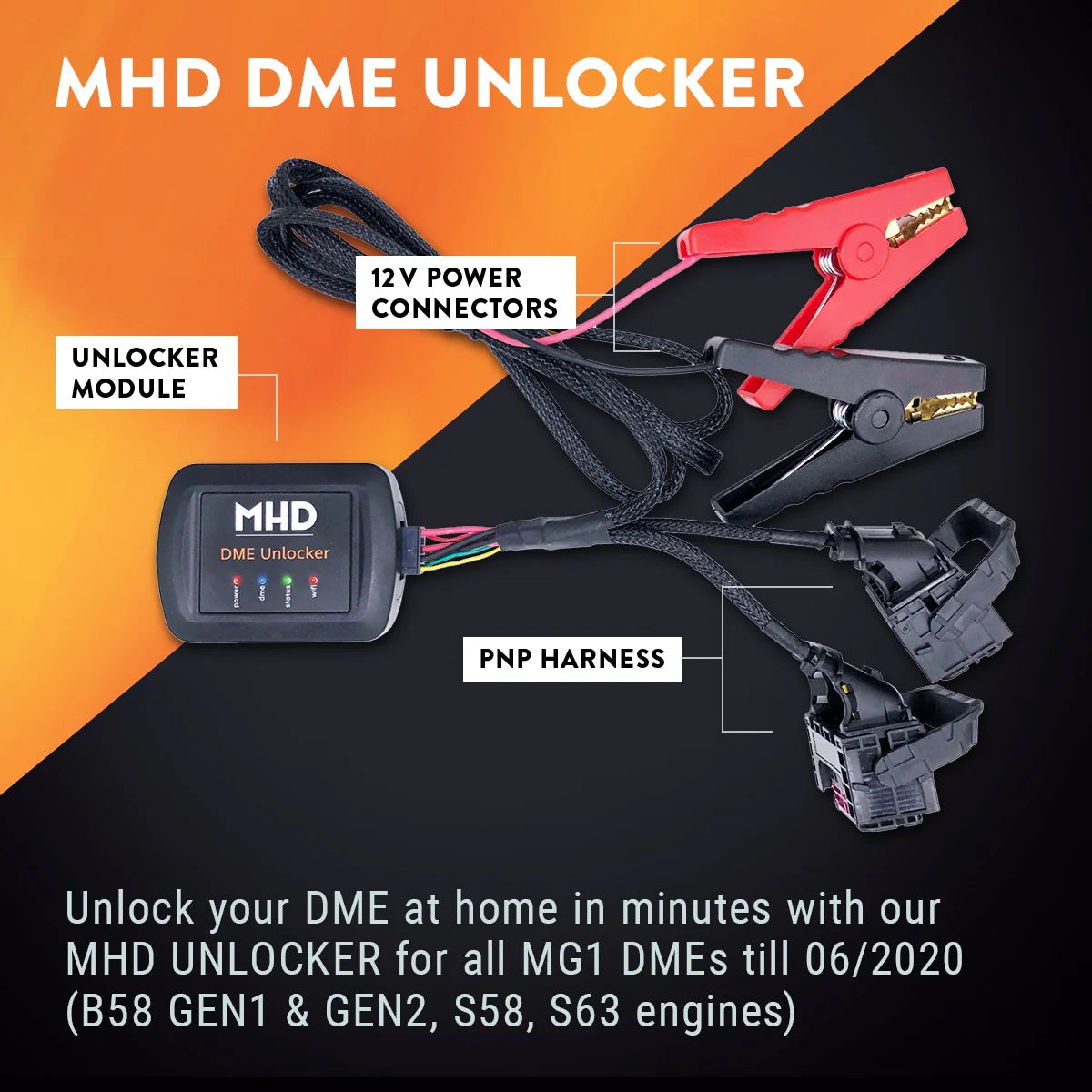 MHD Unlocker bench tool for supported BMW DME unlocking